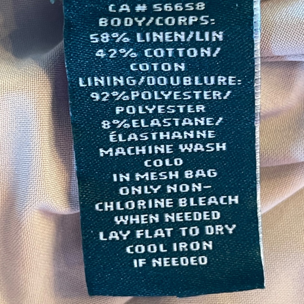 Ralph Lauren Linen & Cotton Cap Sleeve Dress - Picture 10 of 11